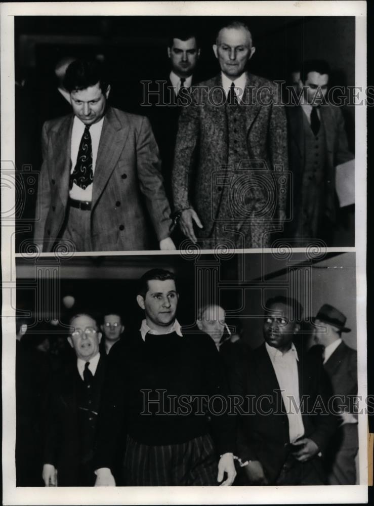 1941 Press Photo Sharp, Thomas, Elbrina, Mintz held auto parts theft ring - Historic Images