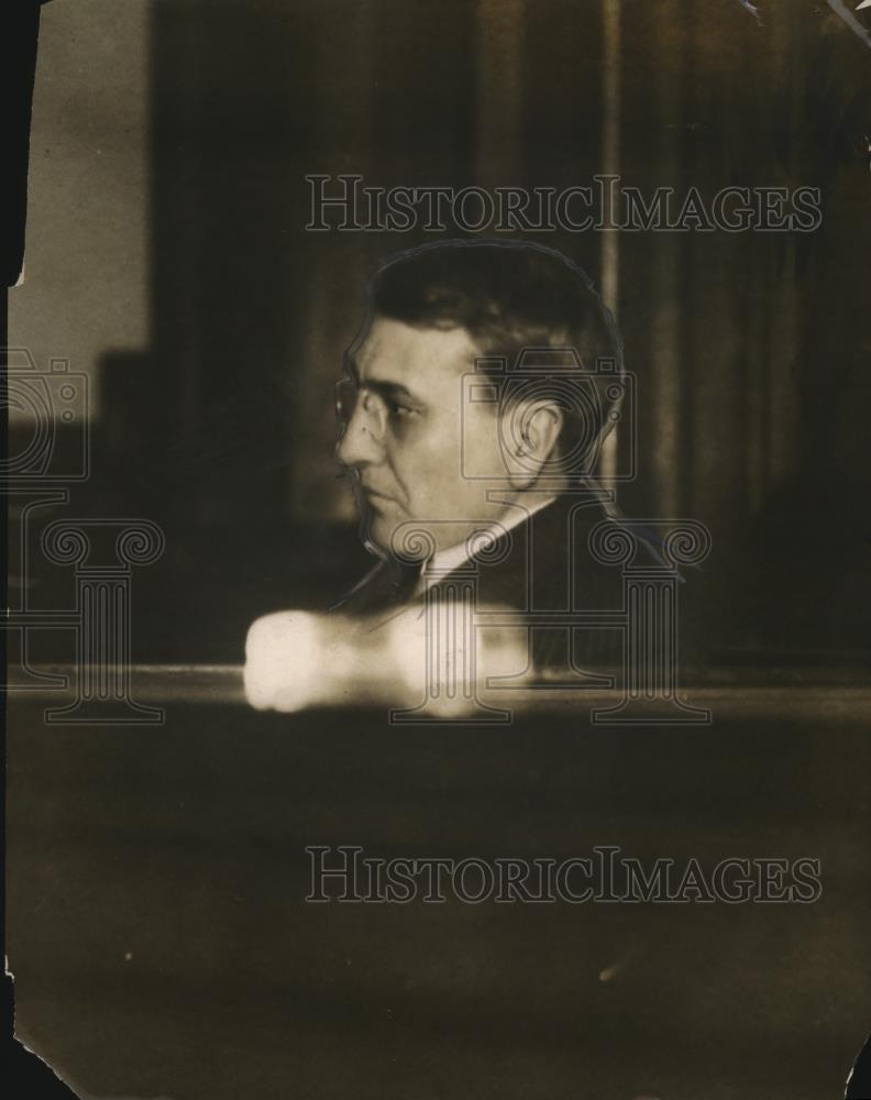 1912 Press Photo Clarence S Funk in a court room - net22484 - Historic Images