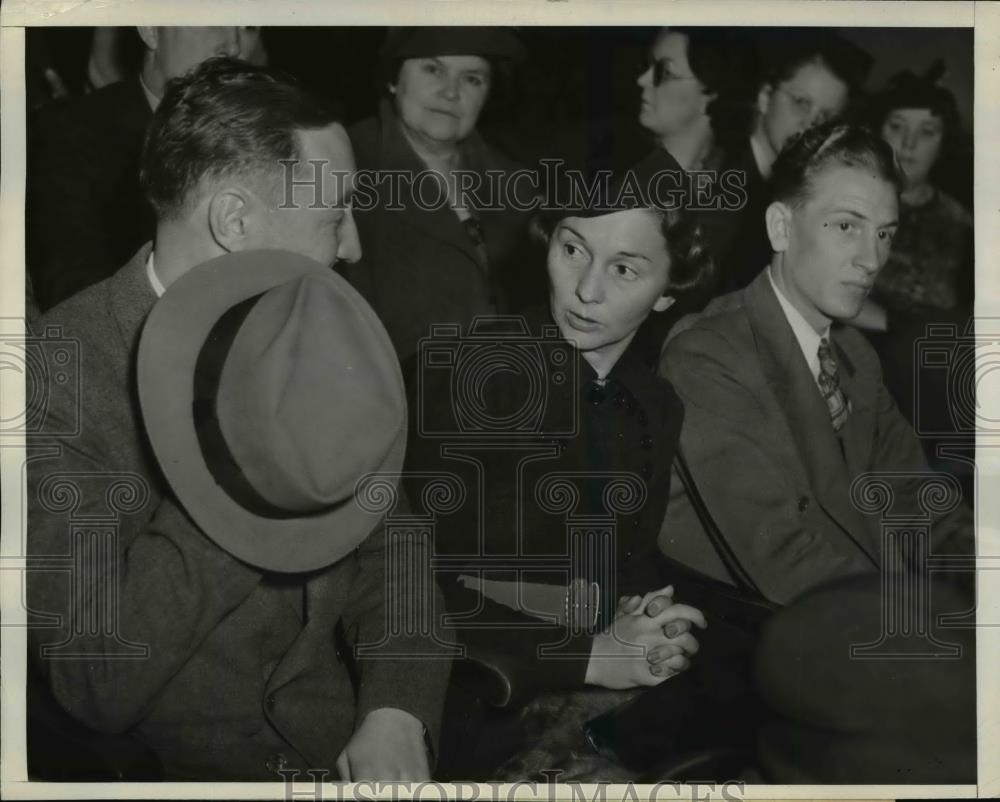 1938 Press Photo Marrene Kimmel, Wife of Murder Victim John in Court - nef15707 - Historic Images