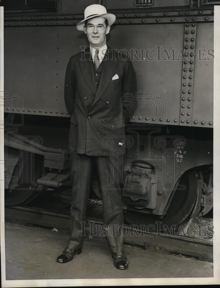 1932 Press Photo Republican National Convention Delegate George R. Fenton - Historic Images