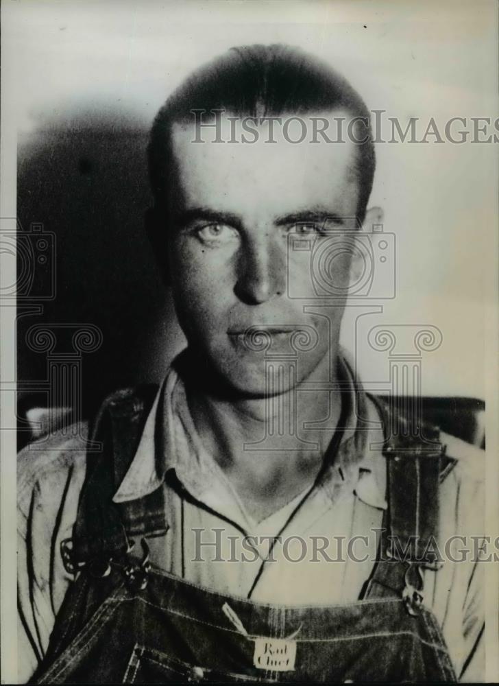 1939 Press Photo Widower John Solt As He Appeared in the Carroll County Jail - Historic Images