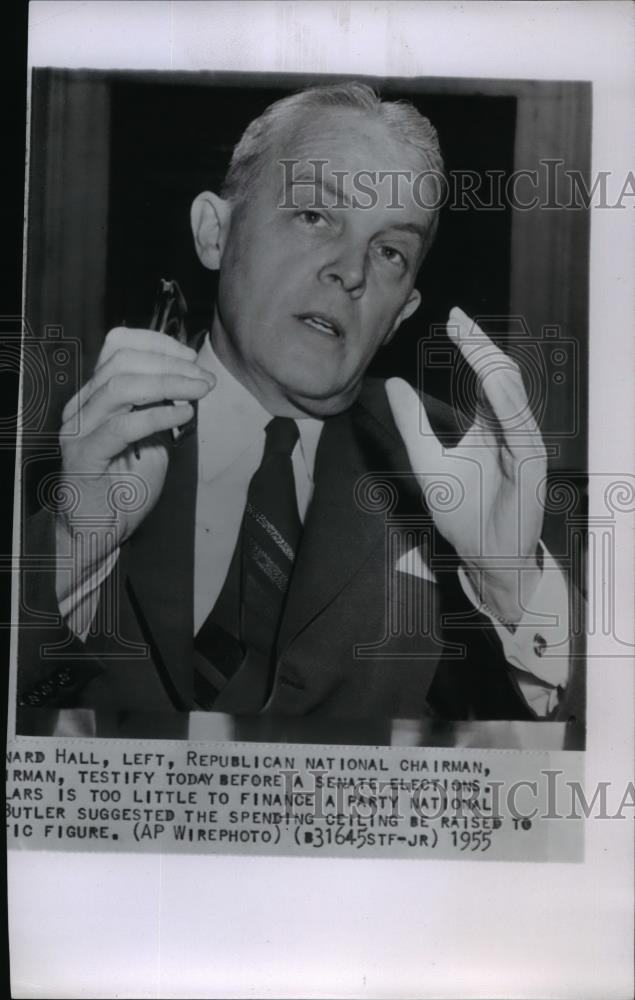 1955 Wire Photo Paul Butler Democratic National Chairman - spw00146 - Historic Images