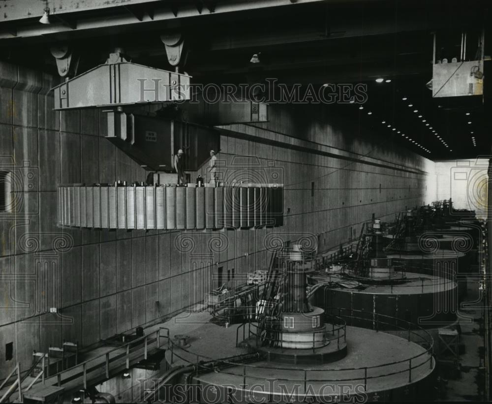 1960 Press Photo View of the generators at Wanapum Dam - spx10841 - Historic Images