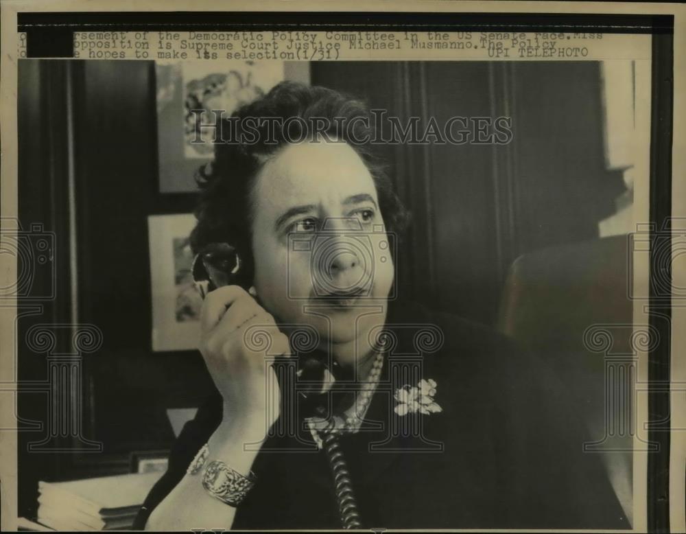 1964 Press Photo Harrisburg Pa Secy Inernal Affairs Genevieve Blatt - Historic Images