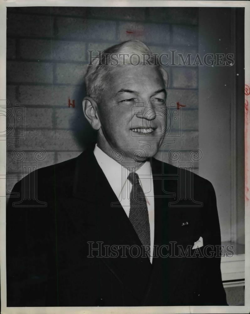 Press Photo Thomas J Herbert Republican Governor - Historic Images