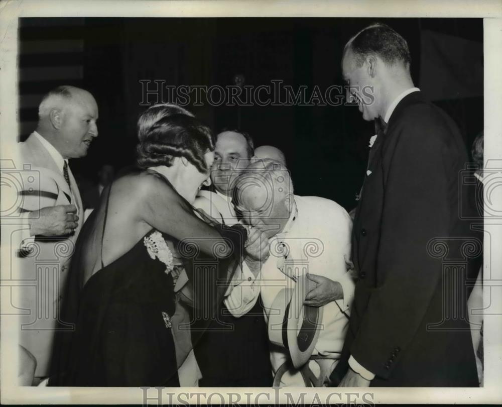 1939 Press Photo Vice President Garner, Mrs George Earle, James Farley, James - Historic Images