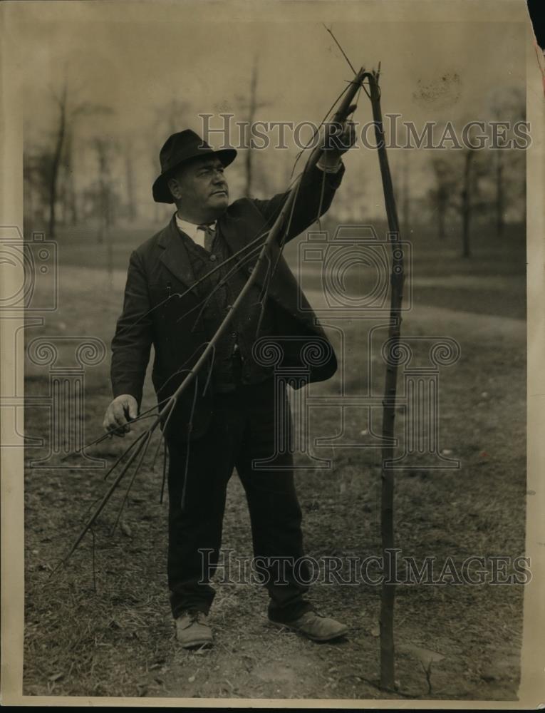 1938 Press Photo E.S. Jannetta Foreman Forestry - Historic Images