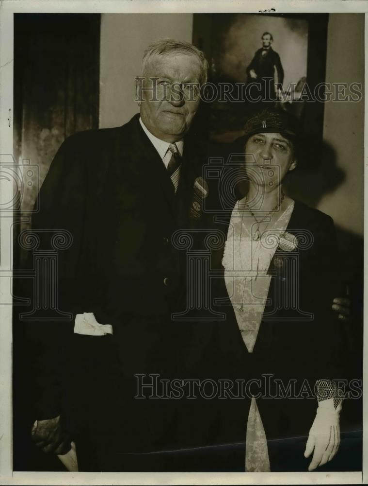 1933 Press Photo Mr and Mrs. Walter Ingram of Sidney at Kiwanis Convention. - Historic Images