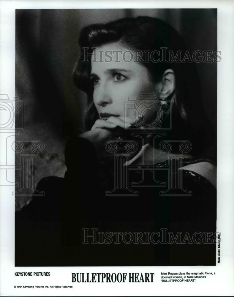 1994 Press Photo Mimi Rogers plays the enigmatic Fiona in Bulletproof Heart - Historic Images
