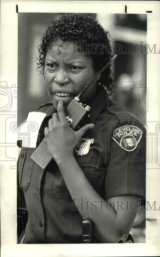 1981 Press Photo Tanya Posey, Cleveland Police - cva39016 - Historic Images