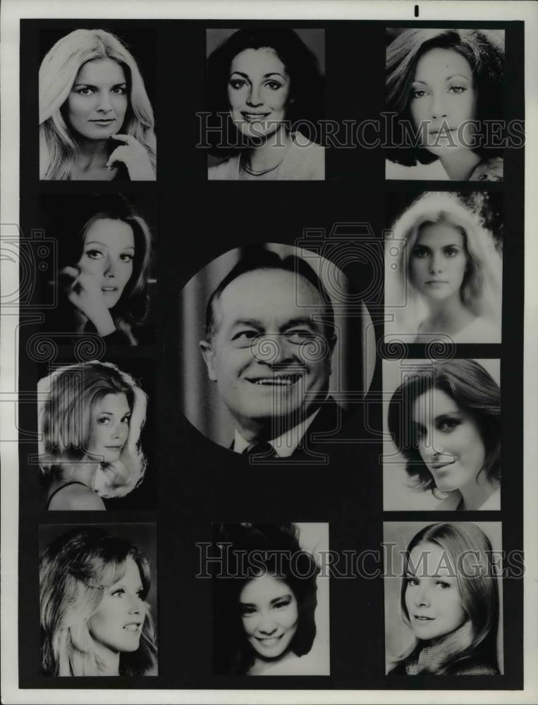 1975 Press Photo Bob Hope &amp; the Hollywood stars of Tomorrow on NBC-TV&#39;s Special - Historic Images