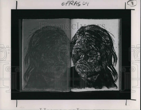1992 Press Photo Antonio Frascon's "Visit Nam" 1962, woodcut - cva20845 - Historic Images
