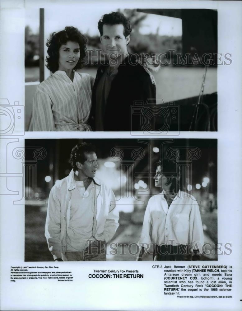 1988 Press Photo Steve Guttenberg stars with Courteney in Cocoon:The Return - Historic Images