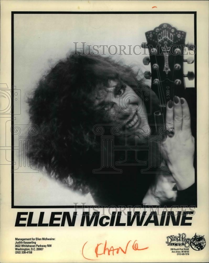 1981 Press Photo Ellen McIlwaine - cvp59531 - Historic Images
