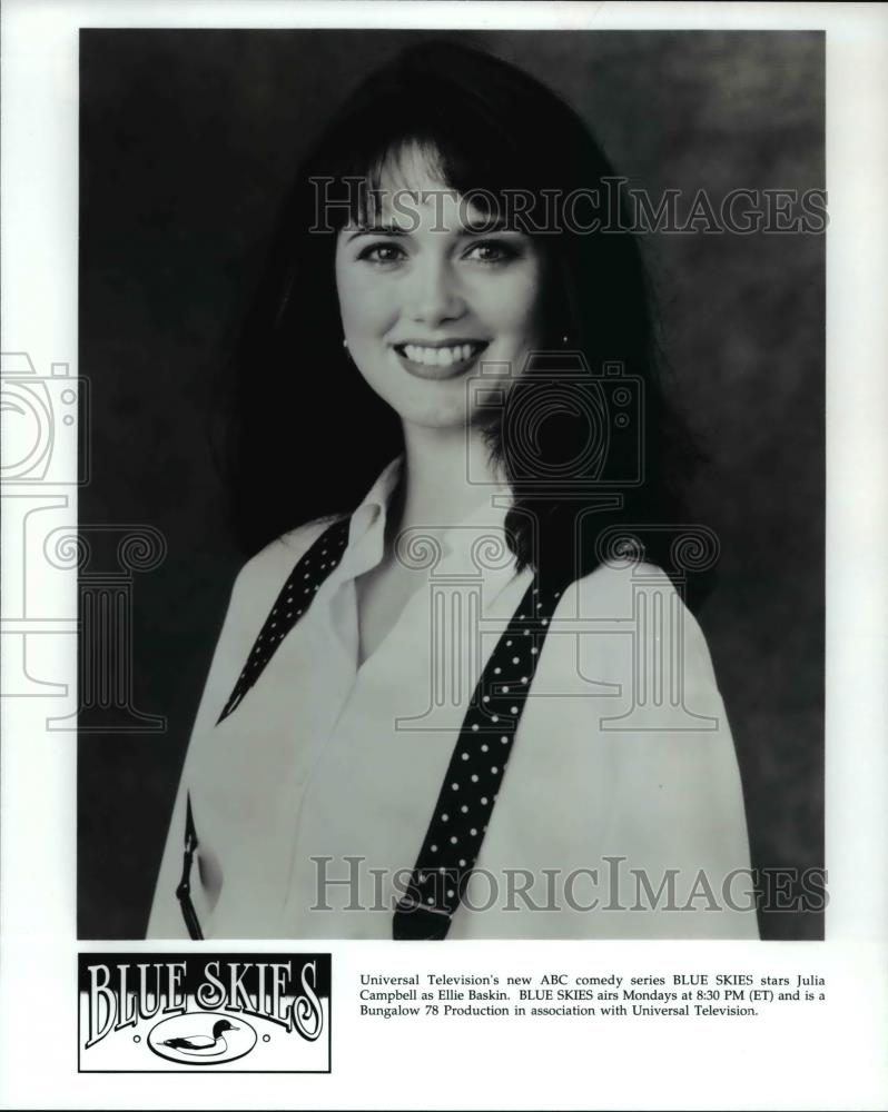 Press Photo Julia Campbell stars as Ellie Baskin in a comedy series Blue Skies - Historic Images