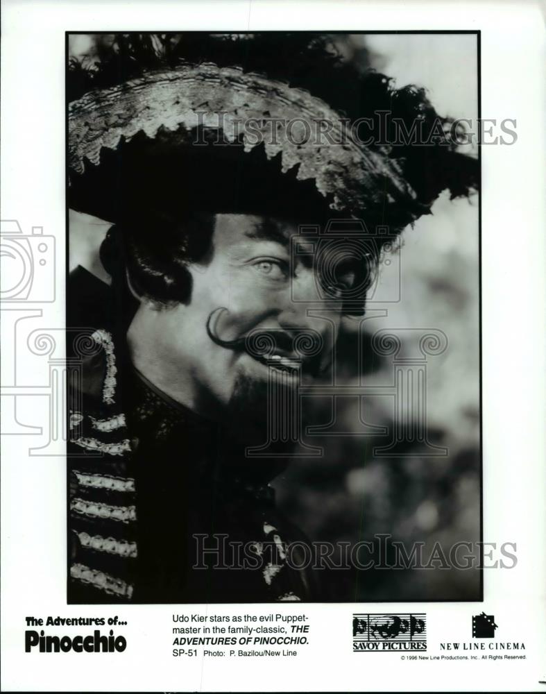 1996 Press Photo Udo Kier stars in The Adventures of Pinocchio - cvp59257 - Historic Images