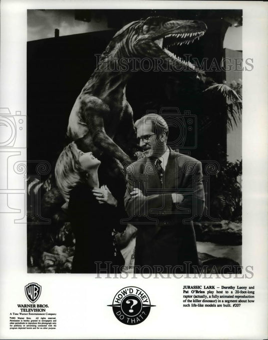 1993 Press Photo Dorothy Lucey & Pat O'Brien play- How'd They Do That? - Historic Images