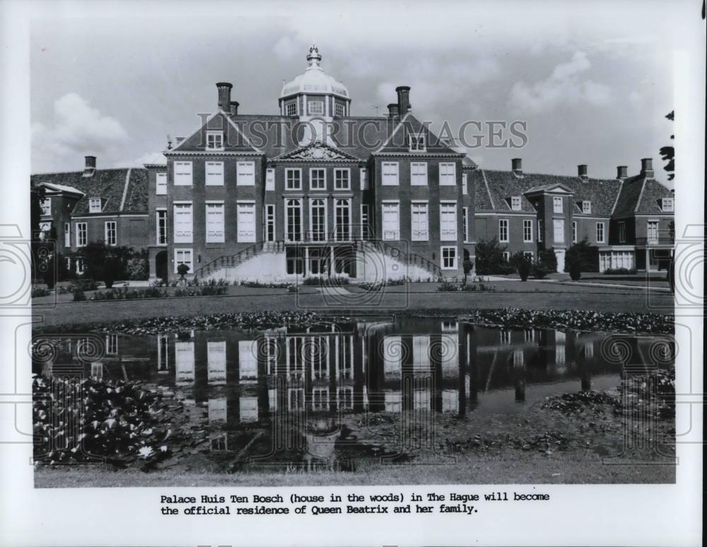 1980 Press Photo Queen Beatrix & family's residence in Palace Huis Ten Bosch - Historic Images