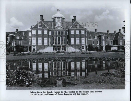 1980 Press Photo Queen Beatrix & family's residence in Palace Huis Ten Bosch - Historic Images