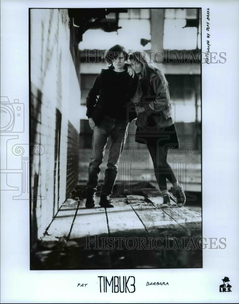 1988 Press Photo Pat, Timbuk3 Barbara, musical group - cvp60095 - Historic Images