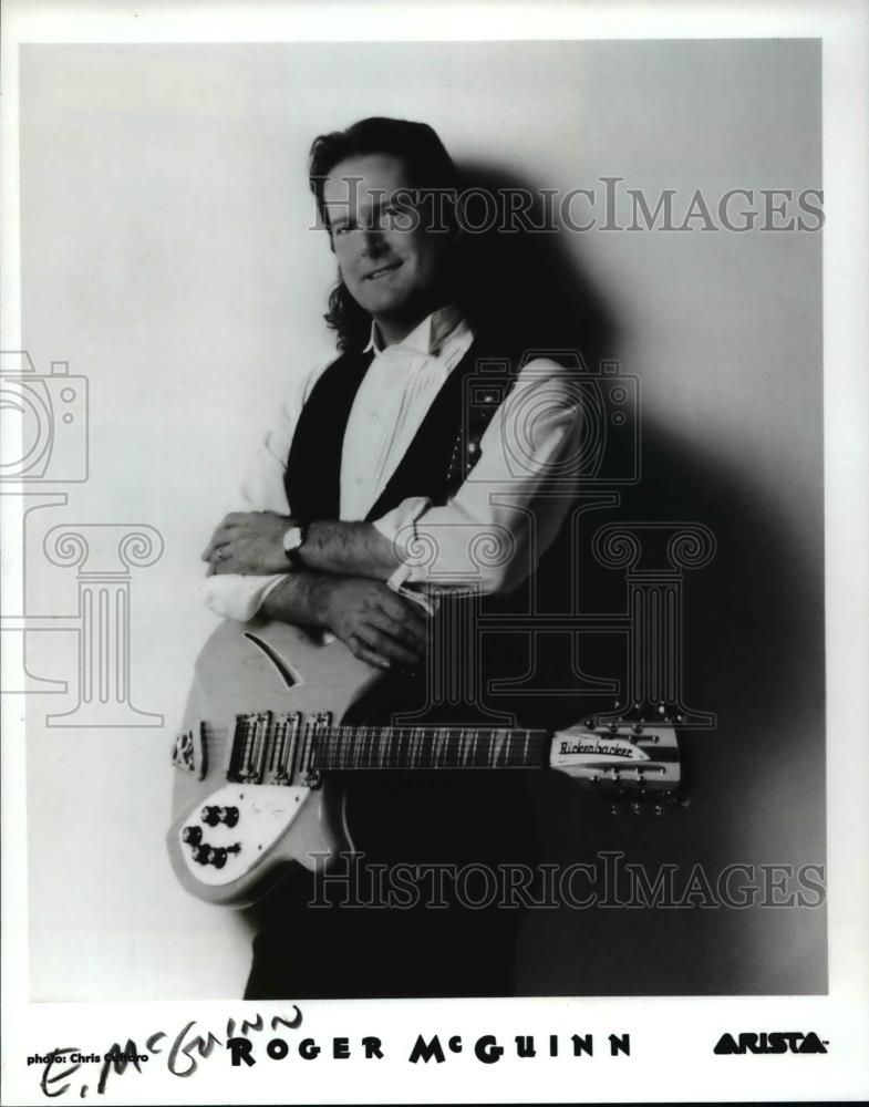 1991 Press Photo Musician Roger McGuinn previously of the Byrd&#39;s music group - Historic Images