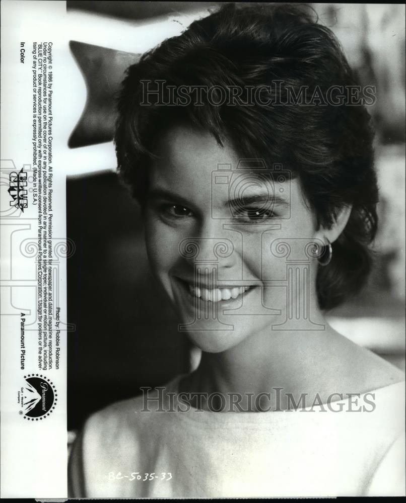 1986 Press Photo Judd Nelson, Ally Sheedy in Paramount Pictures' "Blue City" - Historic Images