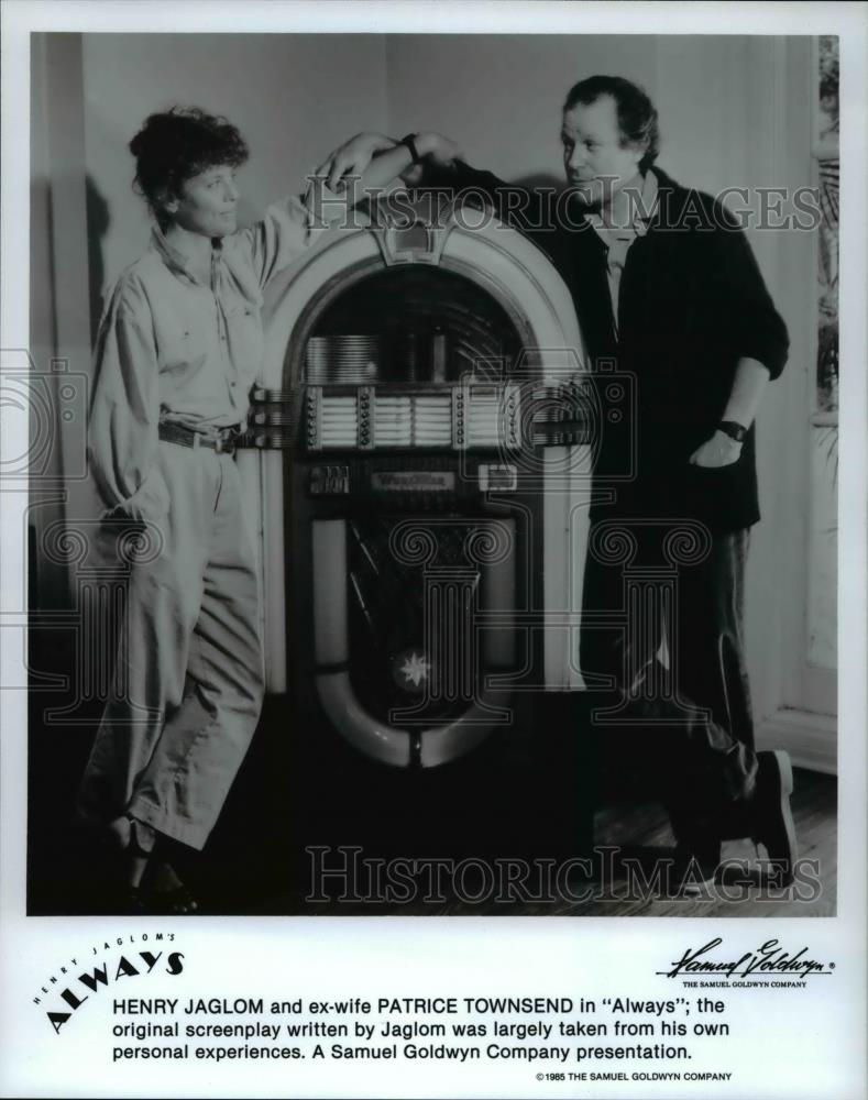 1985 Press Photo Henry Jaglom &amp; Patrice Townsend in Always - cvp60265 - Historic Images