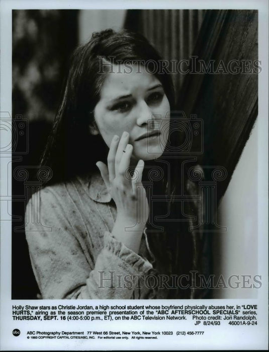 1993 Press Photo Holly Shaw stars as Christie Jordan in ABC's Love Hurts - Historic Images
