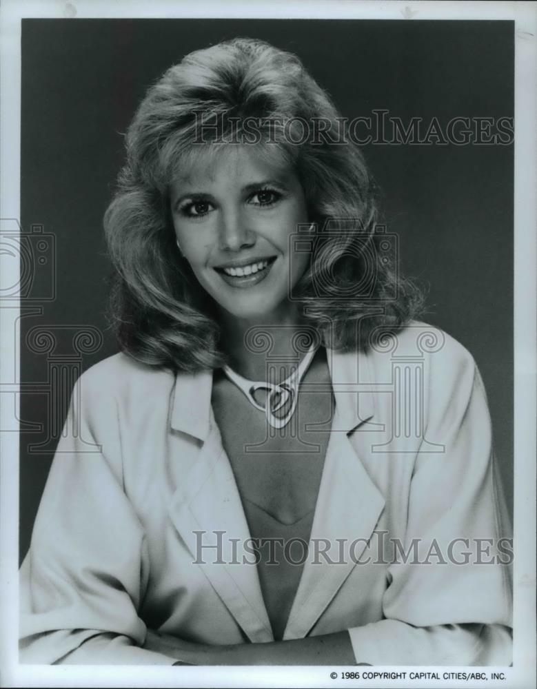 1986 Press Photo Heidi Bohay in Arthur Hailey's Hotel - cvp59502 - Historic Images