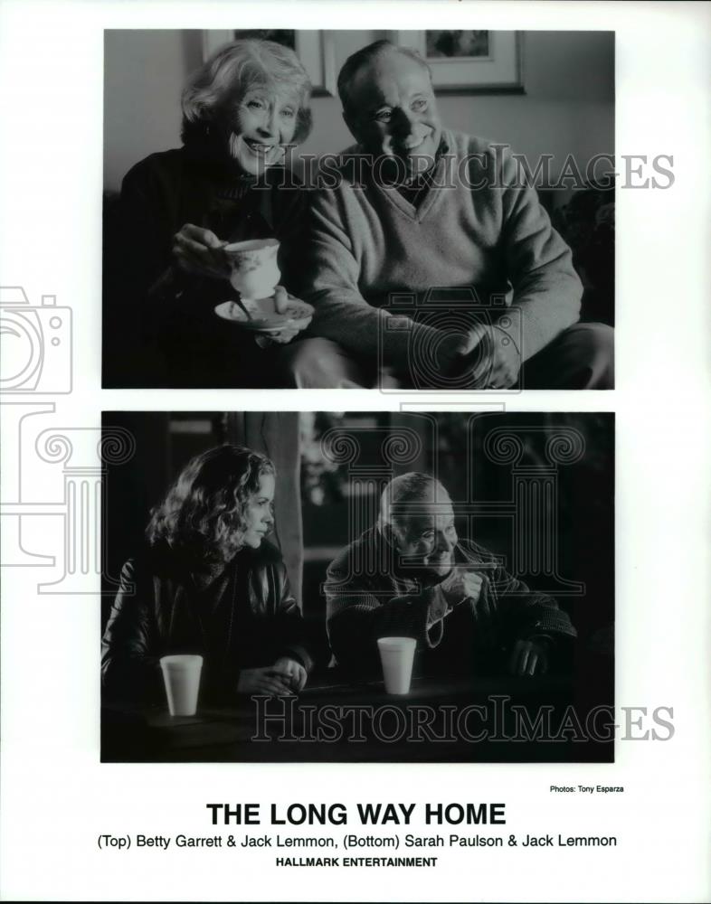 Press Photo Betty Garrett, Jack Lemmon, Sarah Paulson star in The Long Way Home - Historic Images