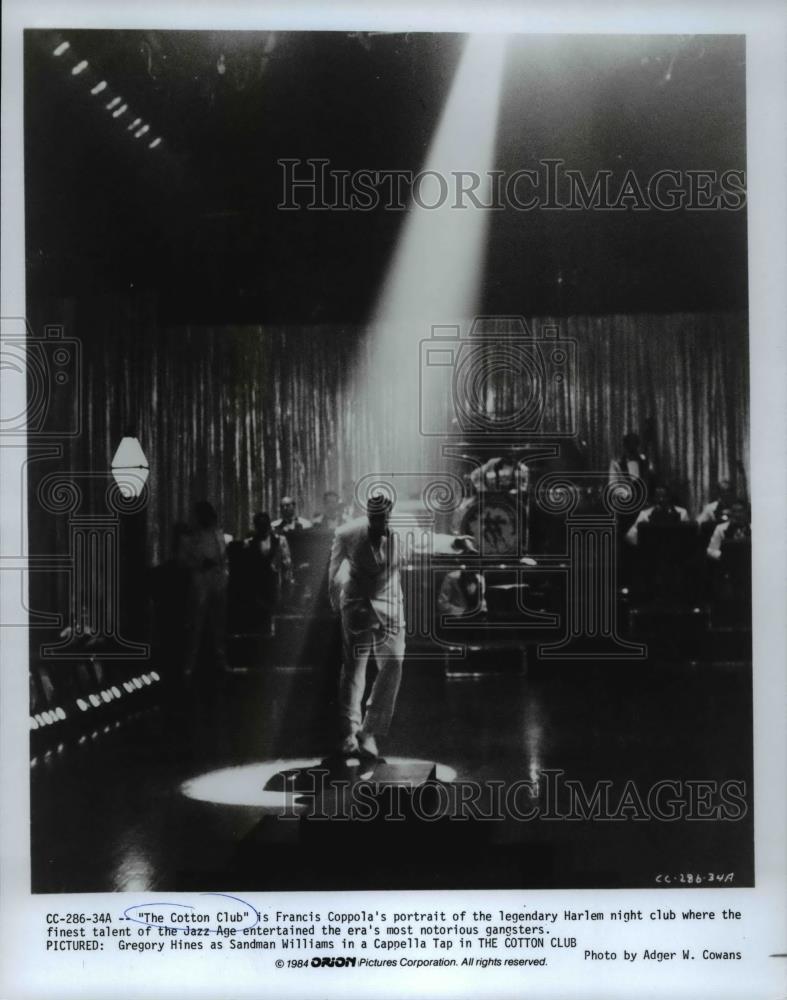 1984 Press Photo Gregory Hines as Sandman Williams in The Cotton Club - Historic Images
