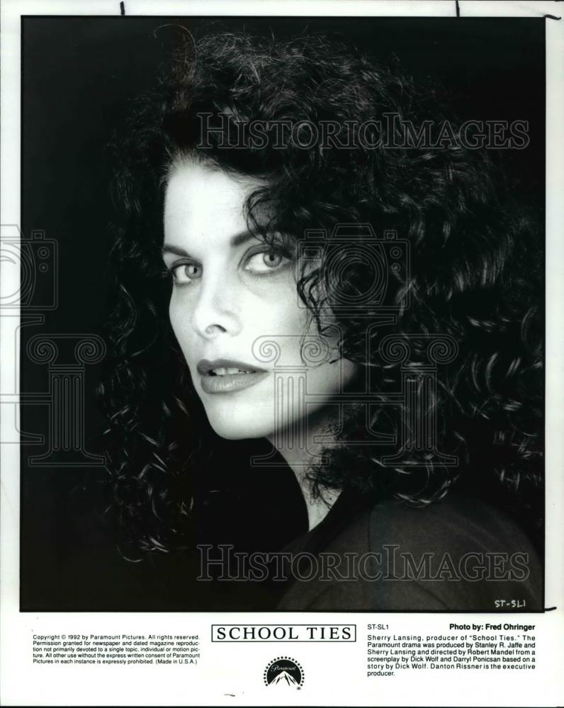 1992 Press Photo Sherry Lansing, producer of School Ties - cvp59765 - Historic Images