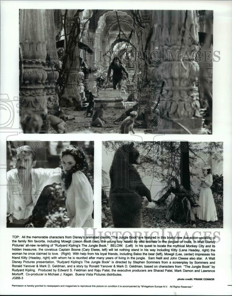 Press Photo Memorable characters from Disney's classic "The Jungle Book" - Historic Images