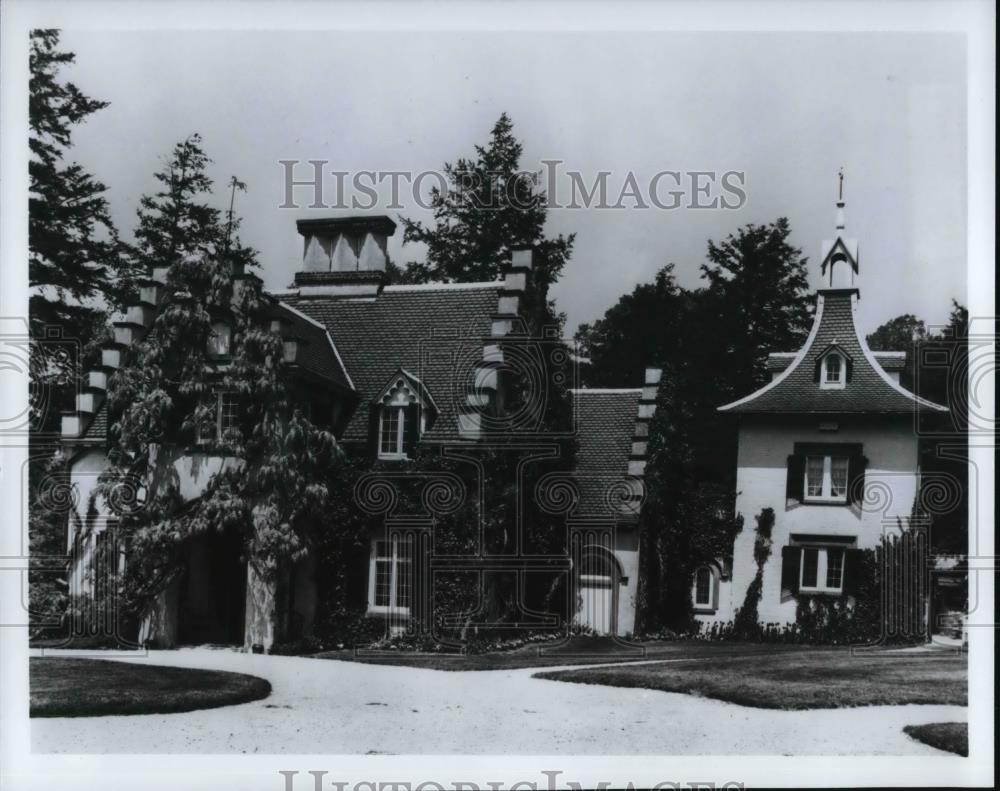 1984 Press Photo Washington Irving lived in Sunnyside located in Tarrytown, NY - Historic Images