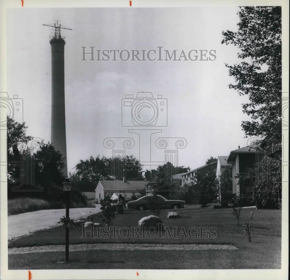 1978 Press Photo Rex Humbard&#39;s unfinished TV tower - cva21241 - Historic Images