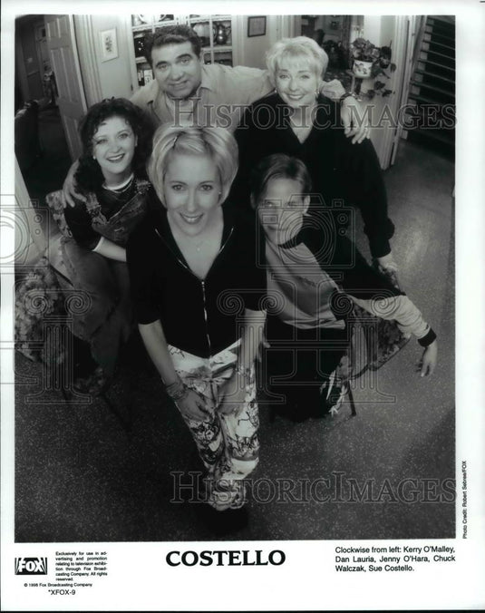 1995 Press Photo Kerry O'Malley, Dan Lauria, Jenny O'Hara in Costello - Historic Images