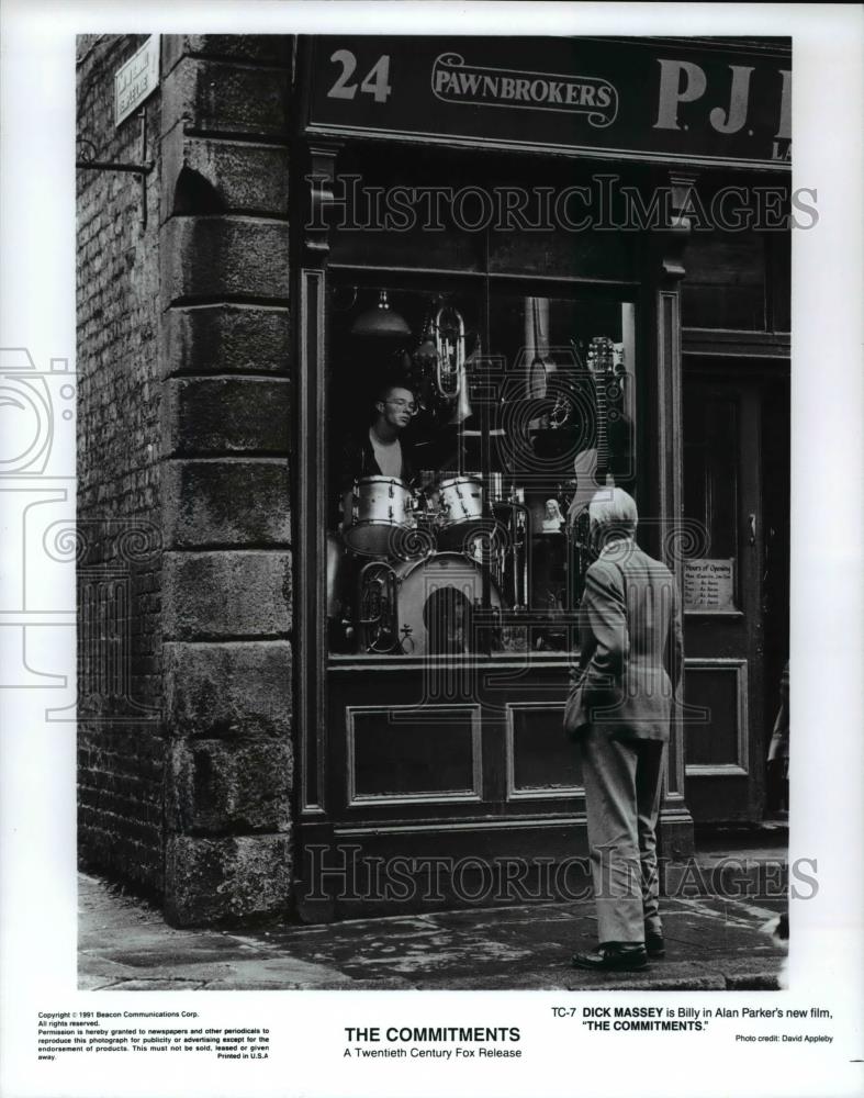 1992 Press Photo Dick Massey as Billy in Alan Parker&#39;s new film The Commitments - Historic Images