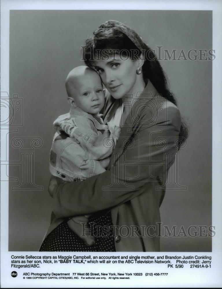 1990 Press Photo Connie Sellecca stars as Maggie Campbell, - cvp59869 - Historic Images