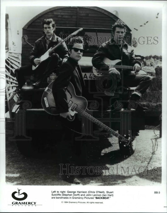 1994 Press Photo Chris O'Neill, Stephen Dorff & Ian Hart in Backbeat - cvp59318 - Historic Images