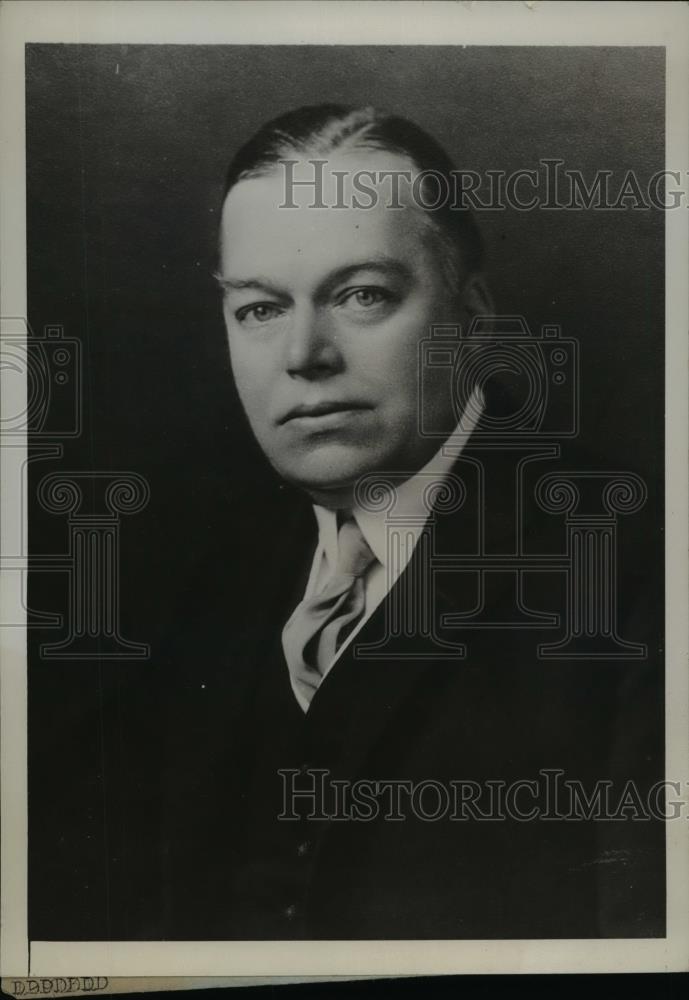 1930 Press Photo Sir Henry Wheeler - nef37957 - Historic Images