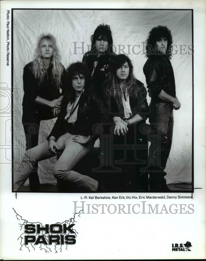 1989 Press Photo Shok Paris members - cvp60452 - Historic Images