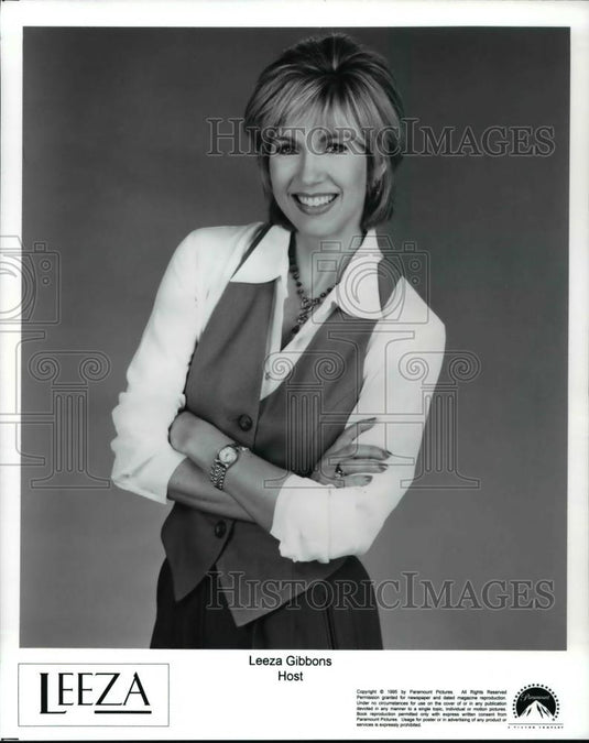 1995 Press Photo Leeza Gibbons, Host - cvp60247 - Historic Images