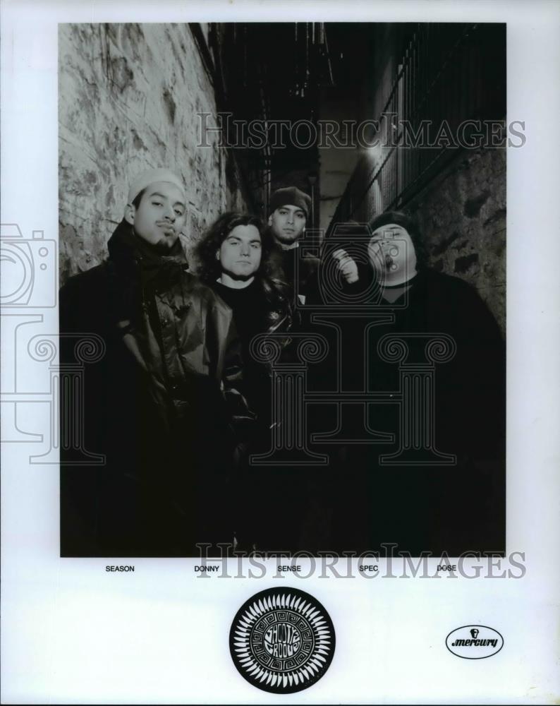 1994 Press Photo Sense, Donny, Spec, Dose &amp; Season, members of Shootyz Groove - Historic Images