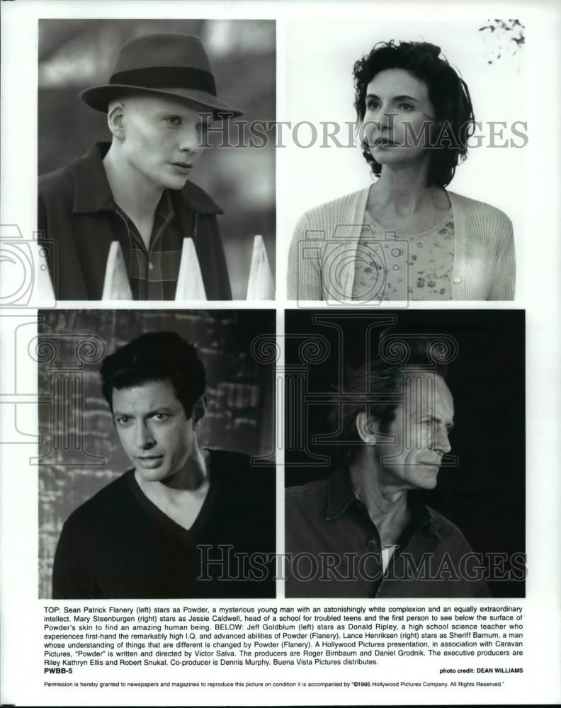 1995 Press Photo Sean Patrick Flanery & others star in "Powder" - cvp59275 - Historic Images