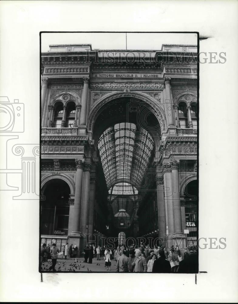 1985 Press Photo Galleria Vittoria Emmanuel, Milan Italy - cva21000 - Historic Images