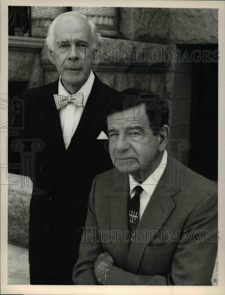 1990 Press Photo Harry Morgan and Walter Matthau in The Incident - cvp60041 - Historic Images
