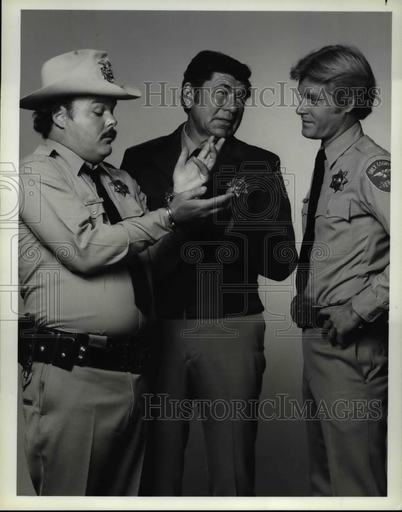 1979 Press Photo Cast of NBC&#39;s The Misadventures of Sheriff Lobo - cvp60158 - Historic Images