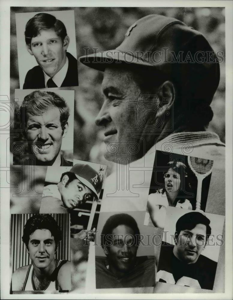 1974 Press Photo Bob Hope Presents The Gillette Cavalcade of Champions Awards - Historic Images