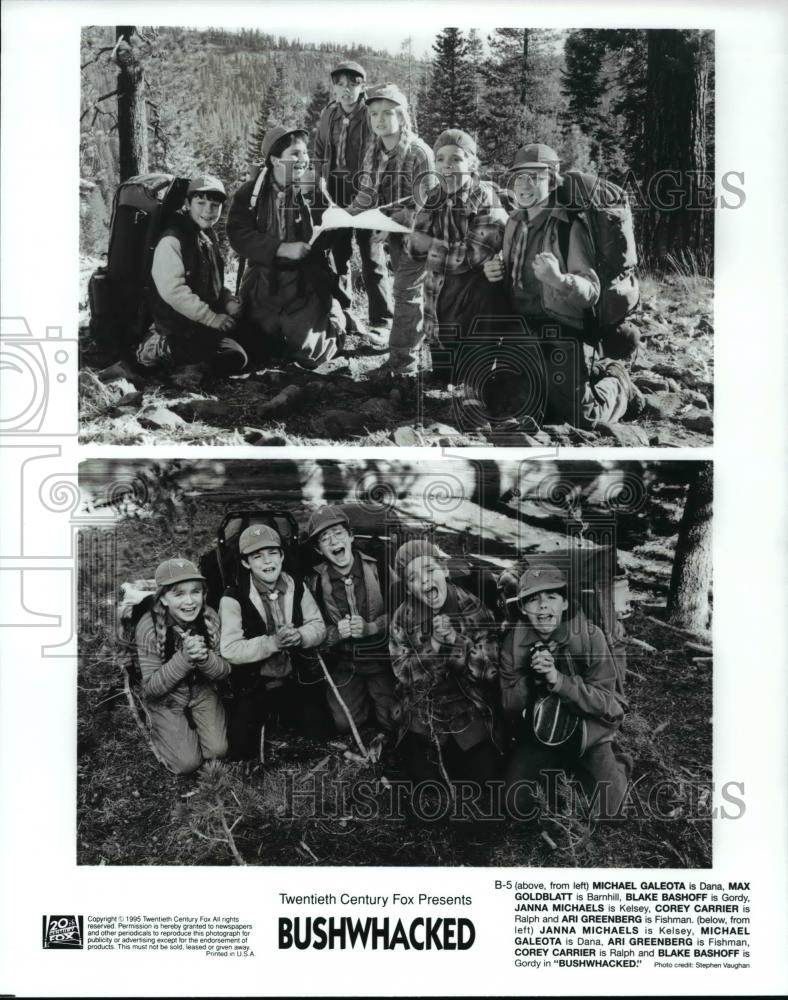 Press Photo Michael Galeota and Max Goldblatt star in the film Bushwhacked - Historic Images