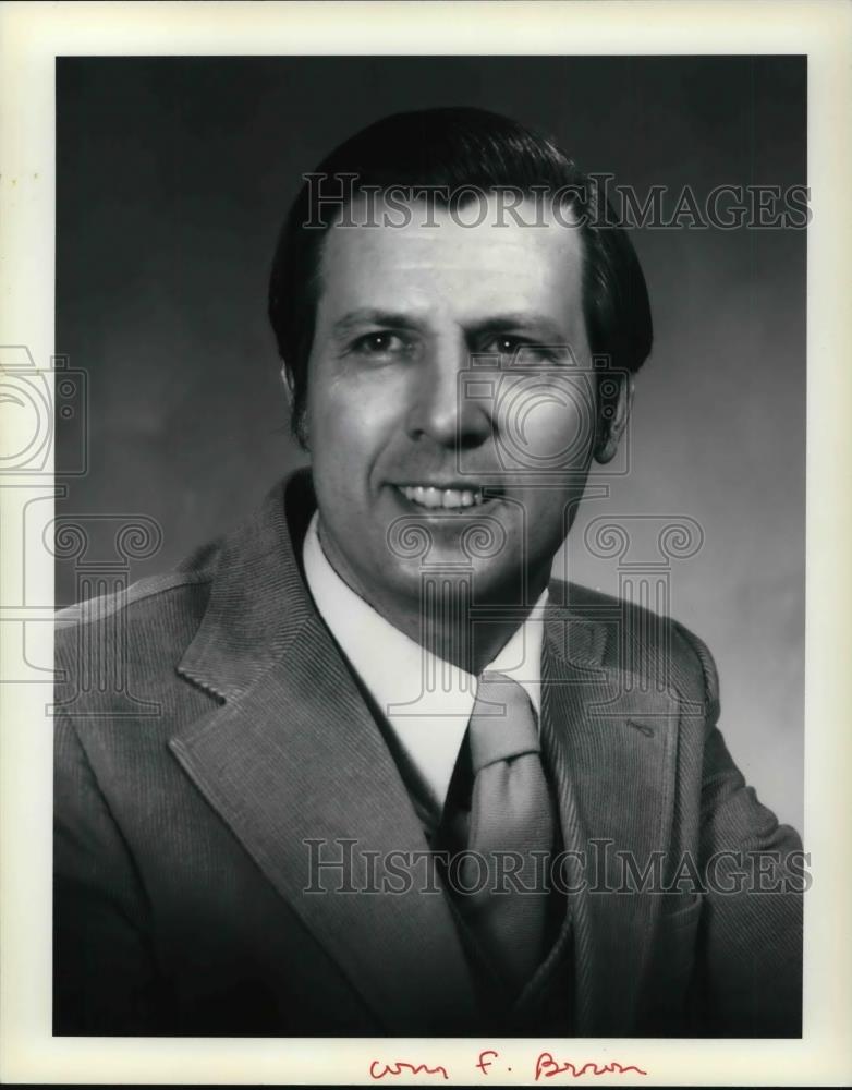 1978 Press Photo William J. Brown, Safety and Project Planning officer - Historic Images